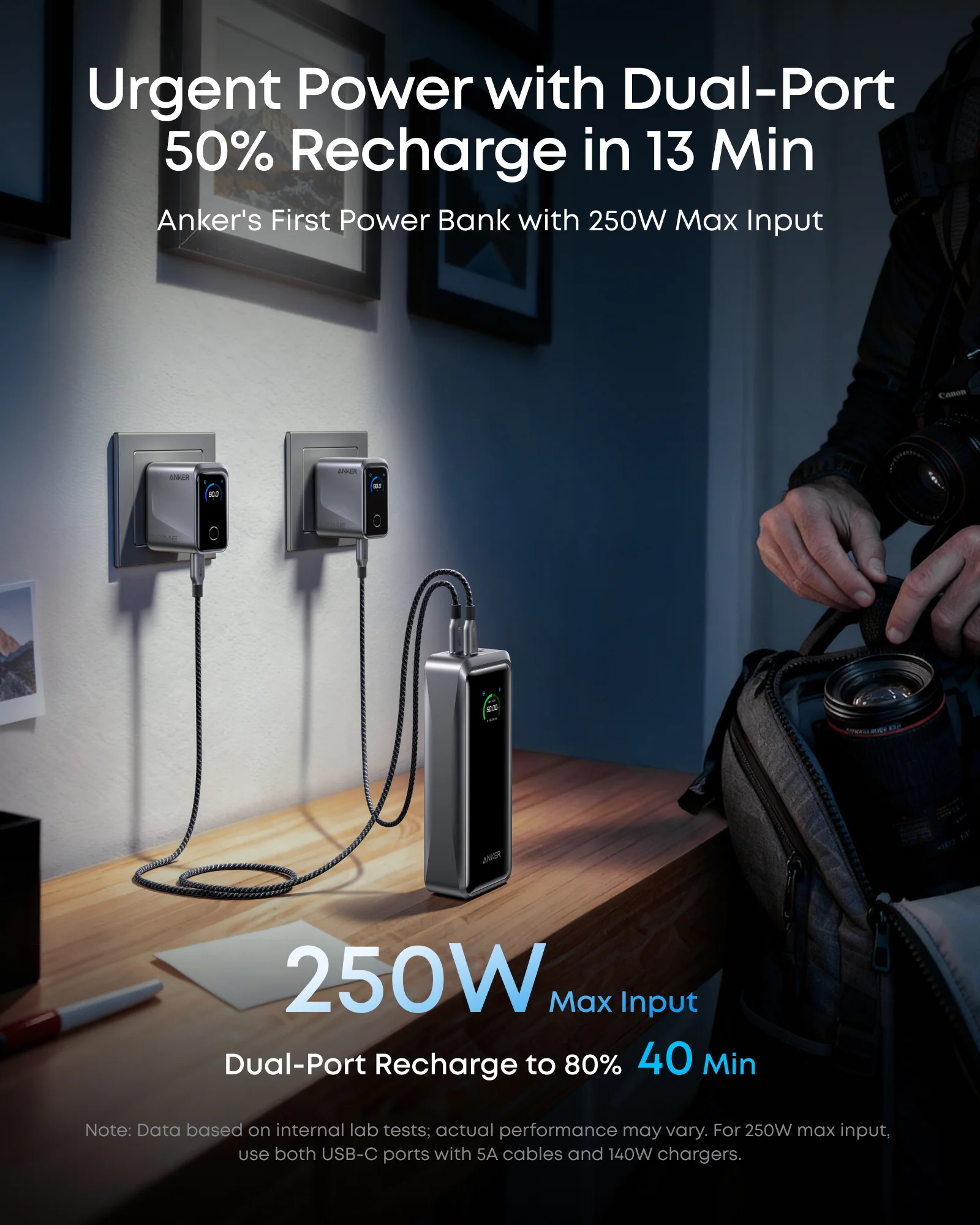 Anker Prime Power Bank (26K, 300W) WM - Image 4