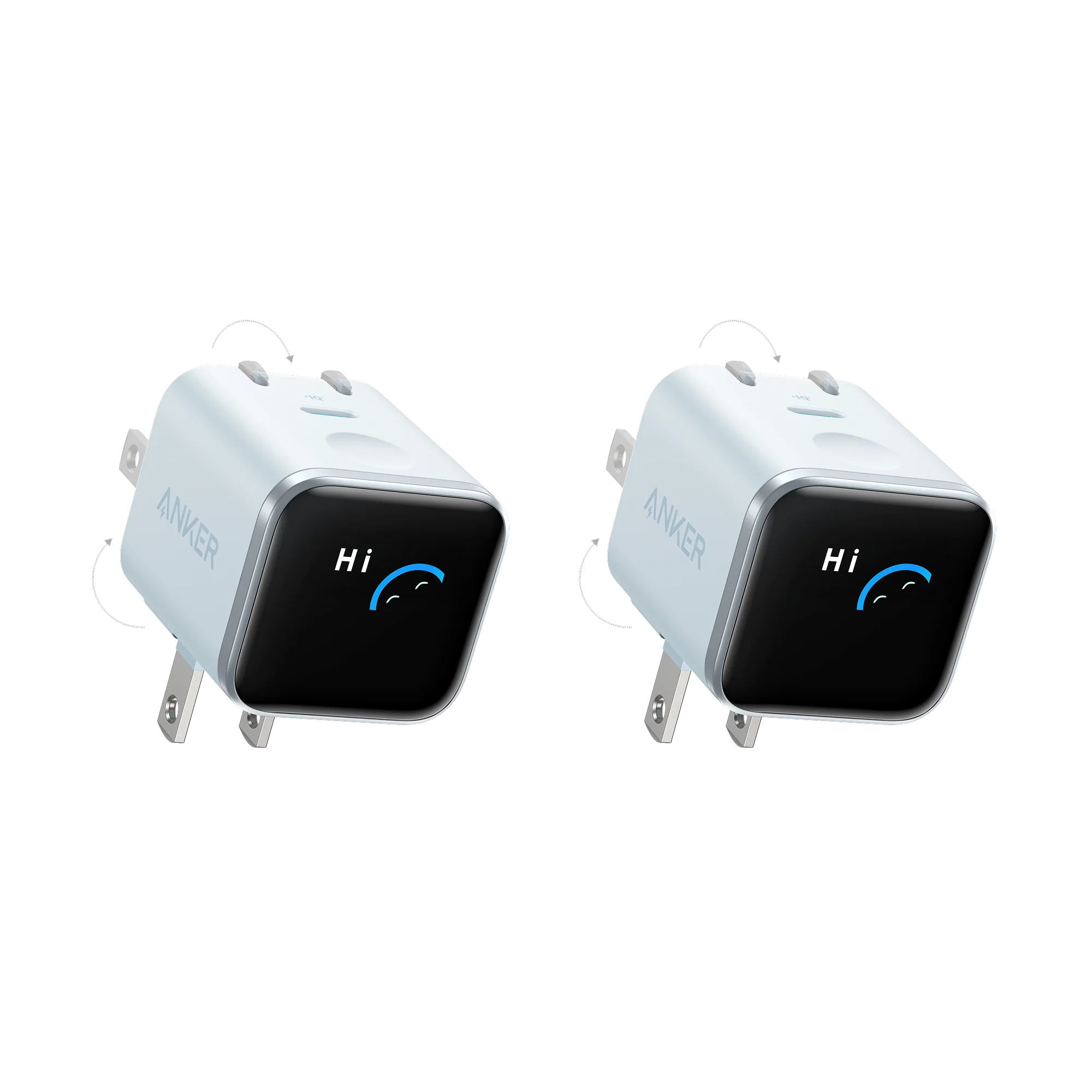 Anker Nano Charger (45W, Smart Display, 180° Foldable, 2-Pack) - Image 13