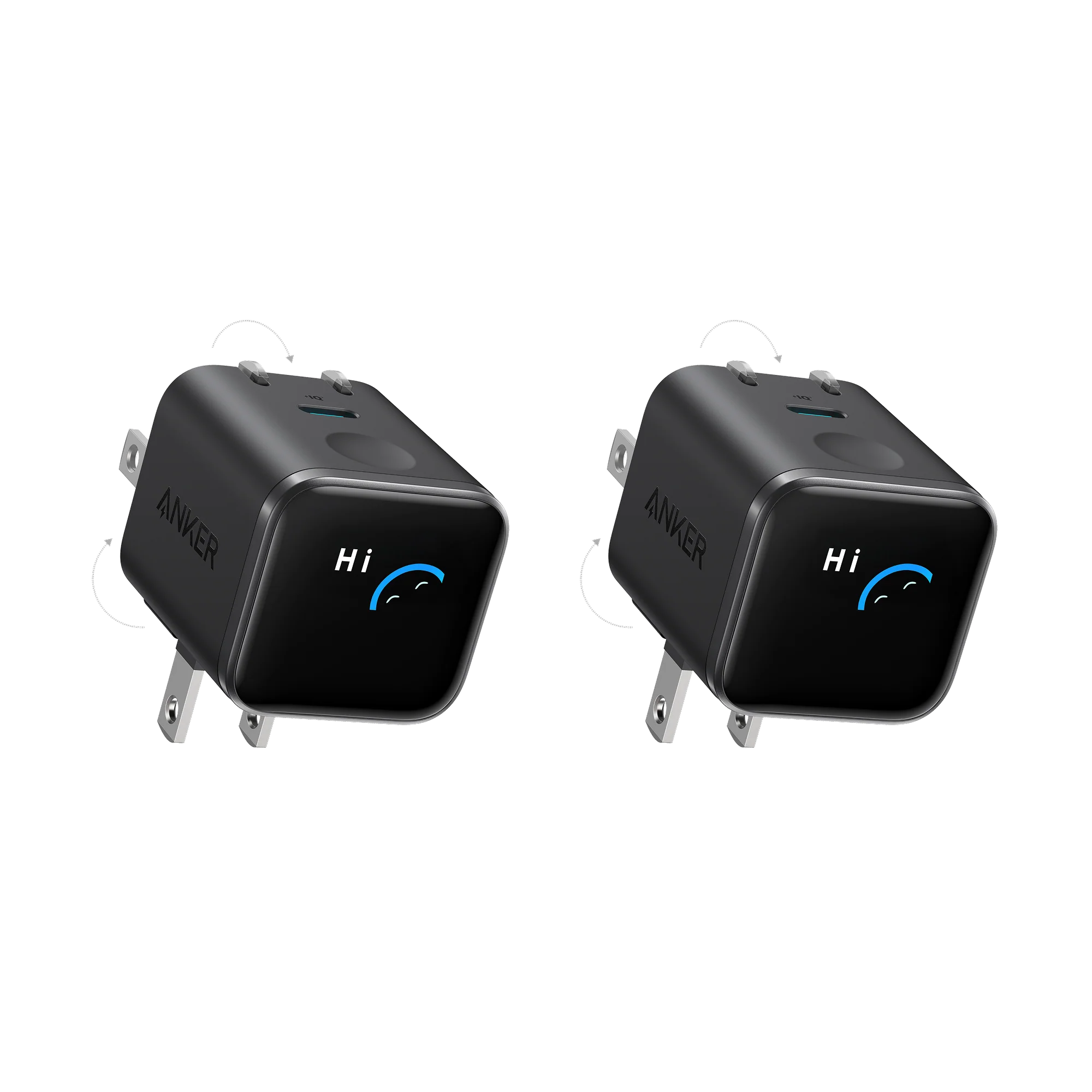 Anker Nano Charger (45W, Smart Display, 180° Foldable, 2-Pack) - Image 7