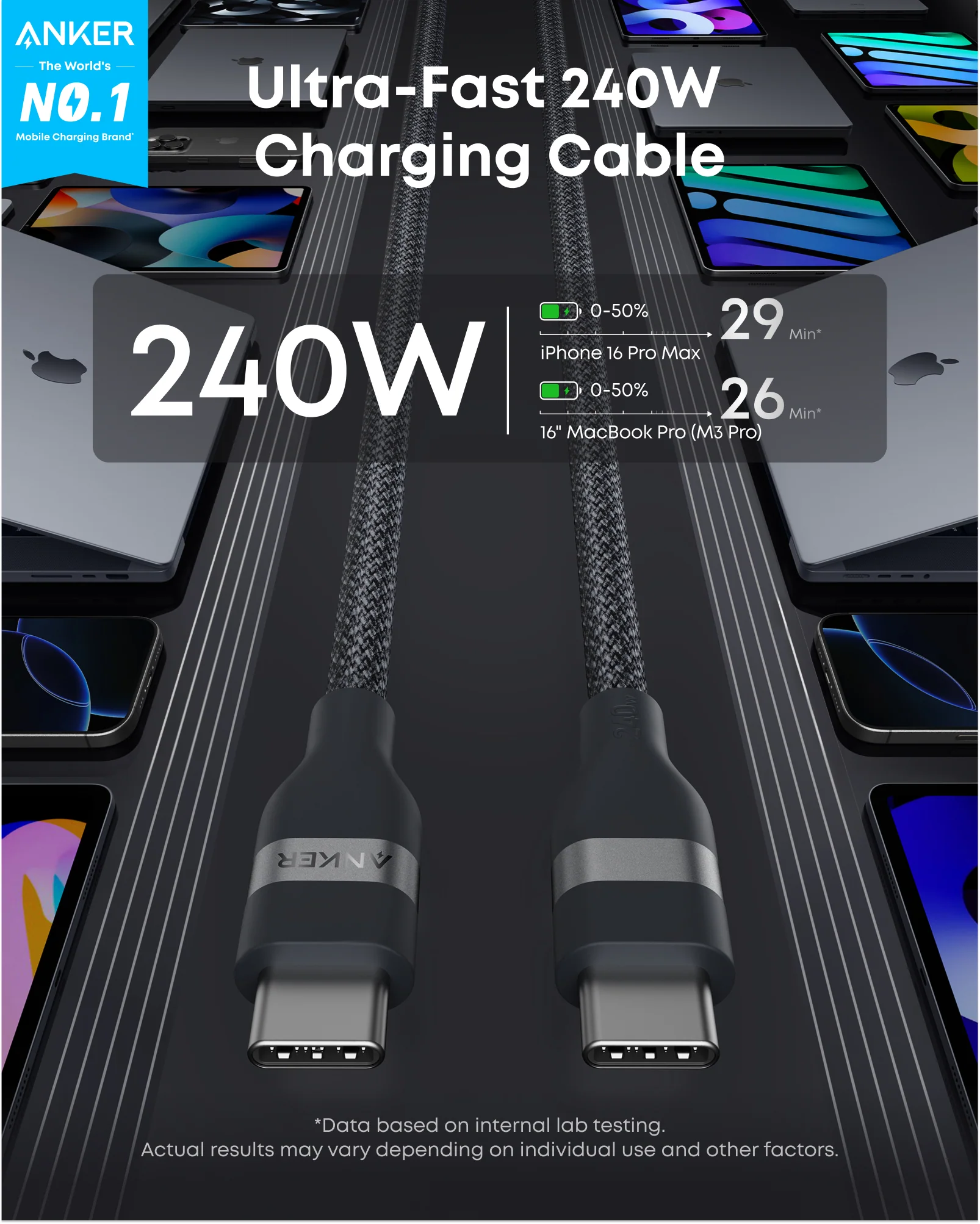 Anker Nano Charger (45W, Smart Display, 180° Foldable) - Image 136