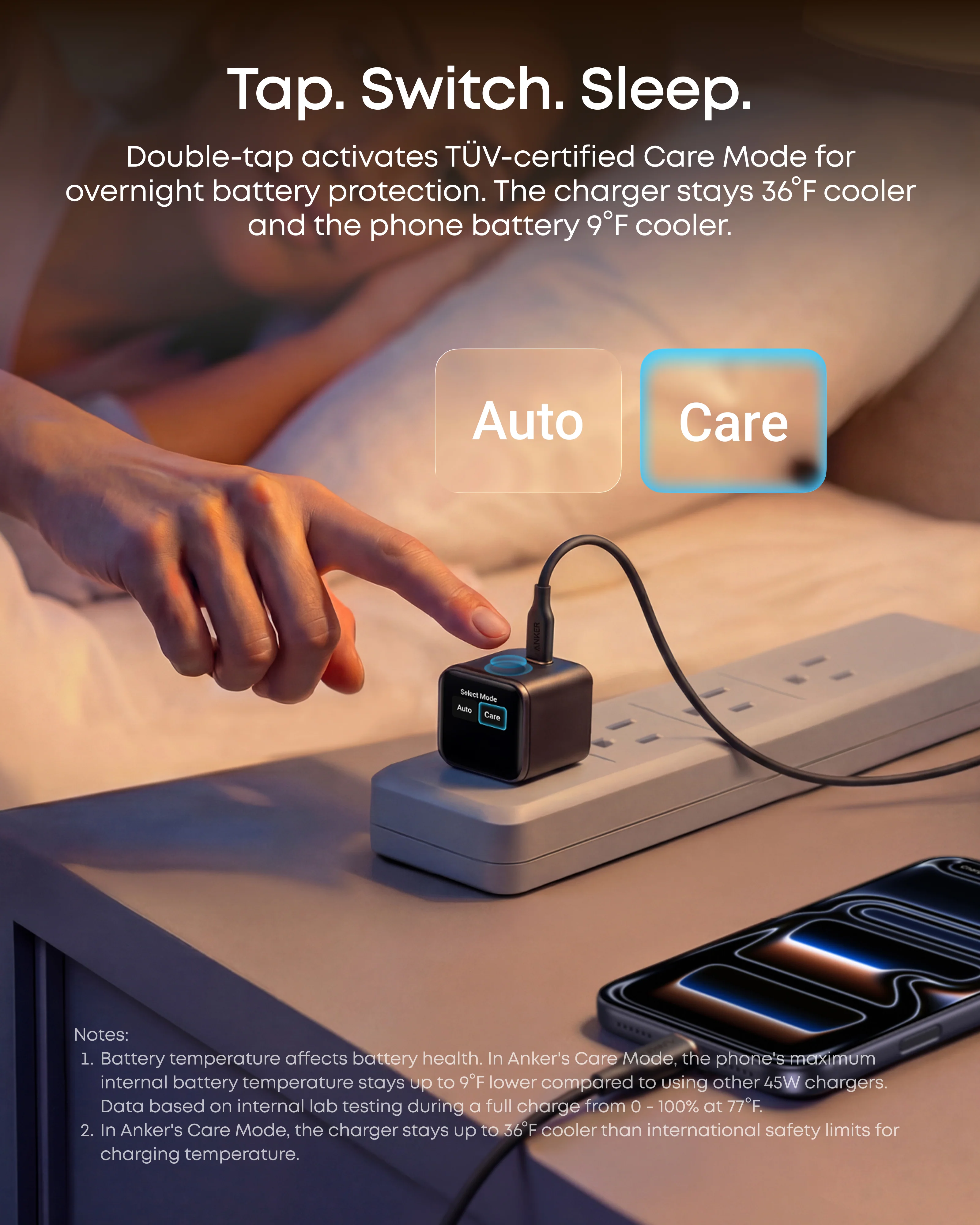 Anker Nano Charger (45W, Smart Display, 180° Foldable) - Image 5