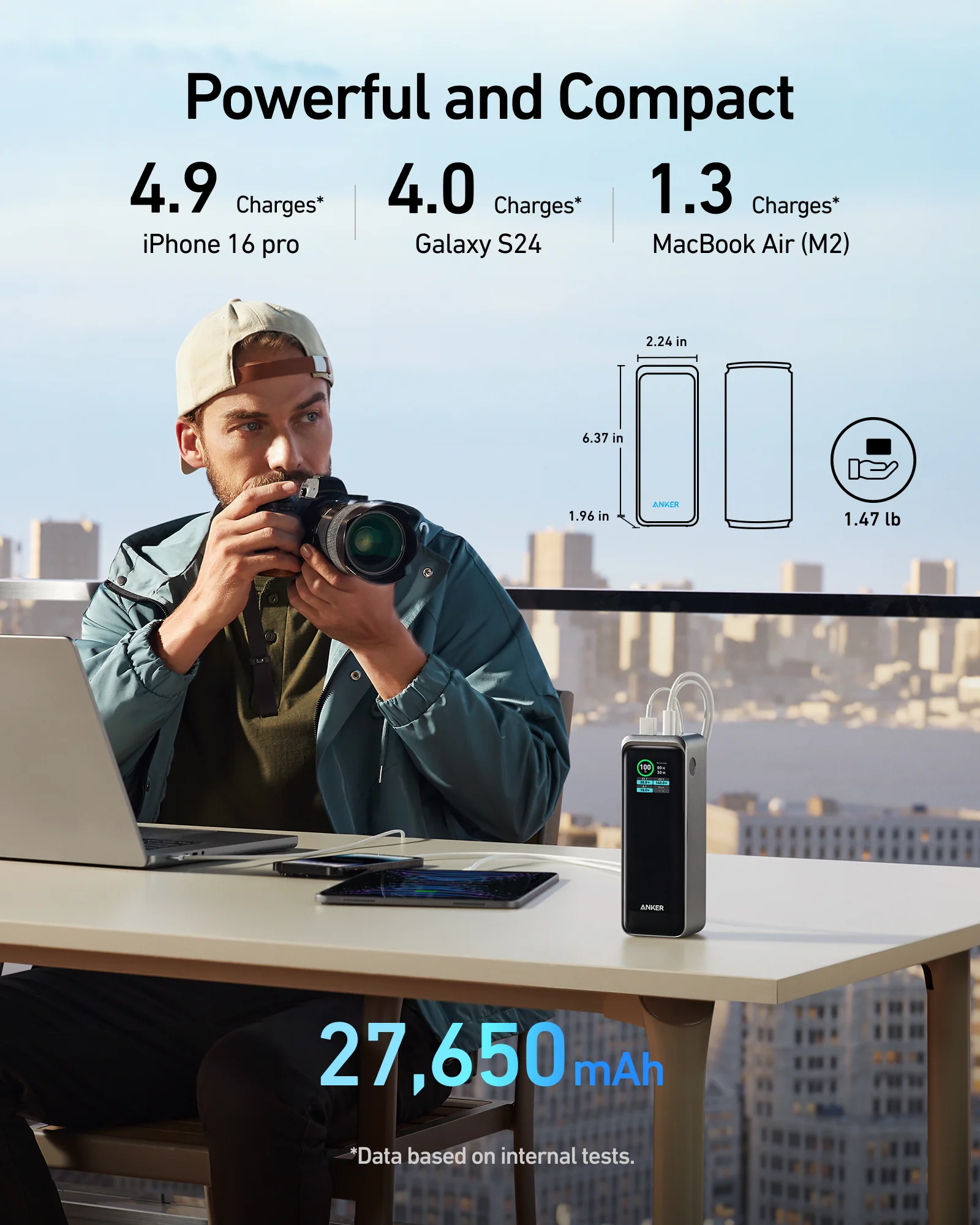 Anker Prime Power Bank (27K, 250W) - Image 10