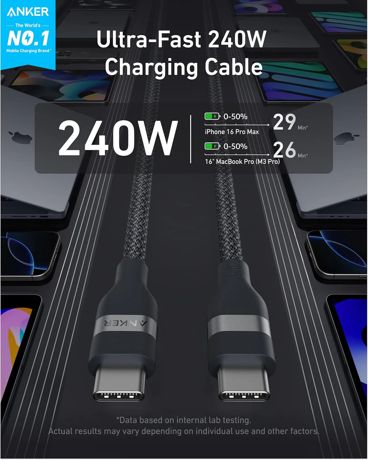 Anker Laptop Power Bank (25K, 165W, Built-In and Retractable Cables) - Image 32
