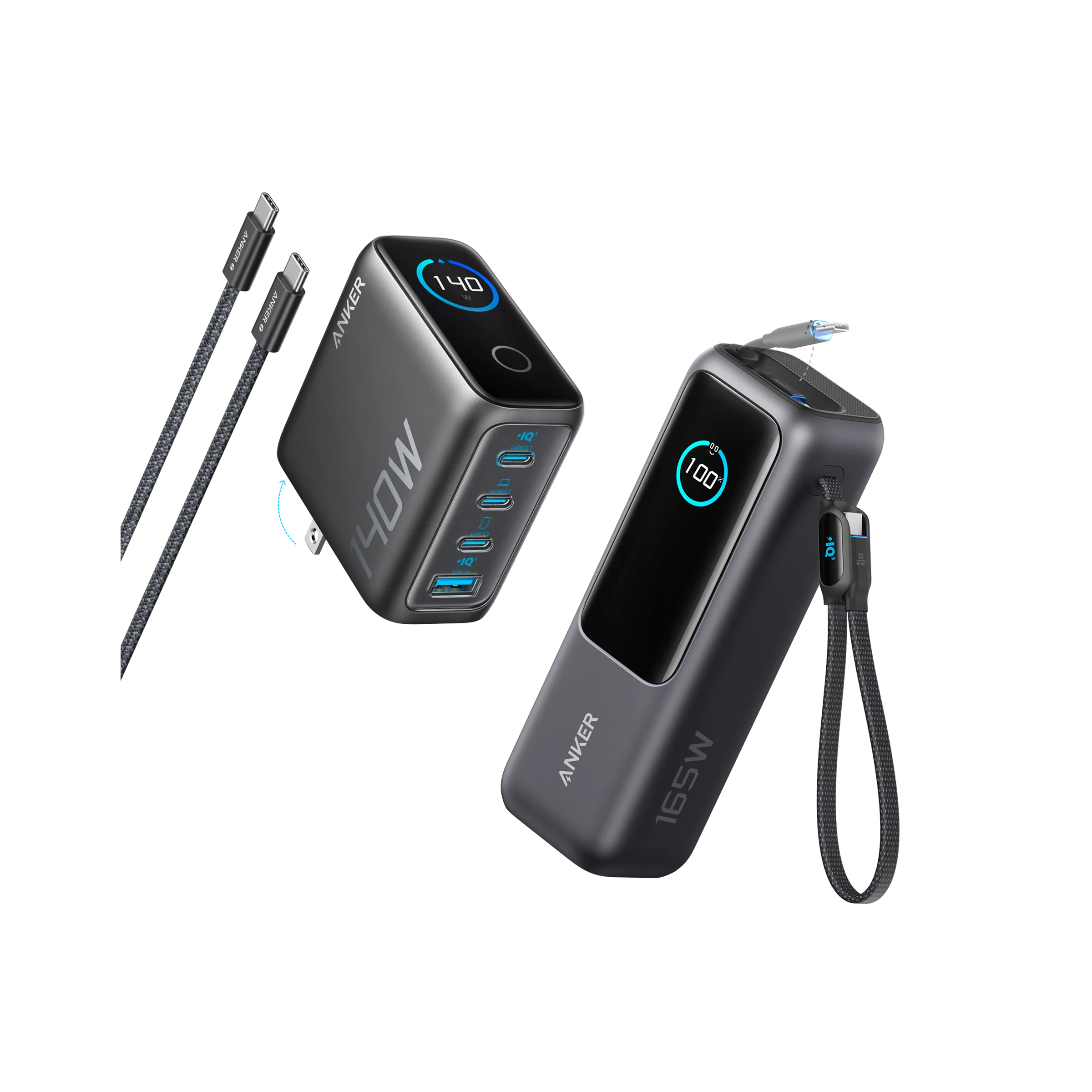 Anker Laptop Power Bank (25K, 165W, Built-In and Retractable Cables) - Image 8