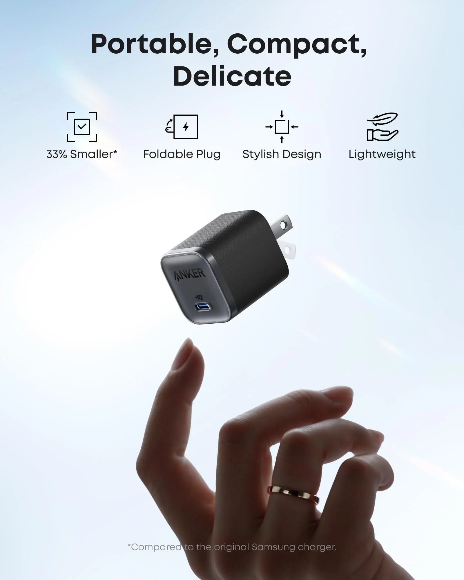 Anker Nano Charger (45W) with USB-C to USB-C Cable WM - Image 3