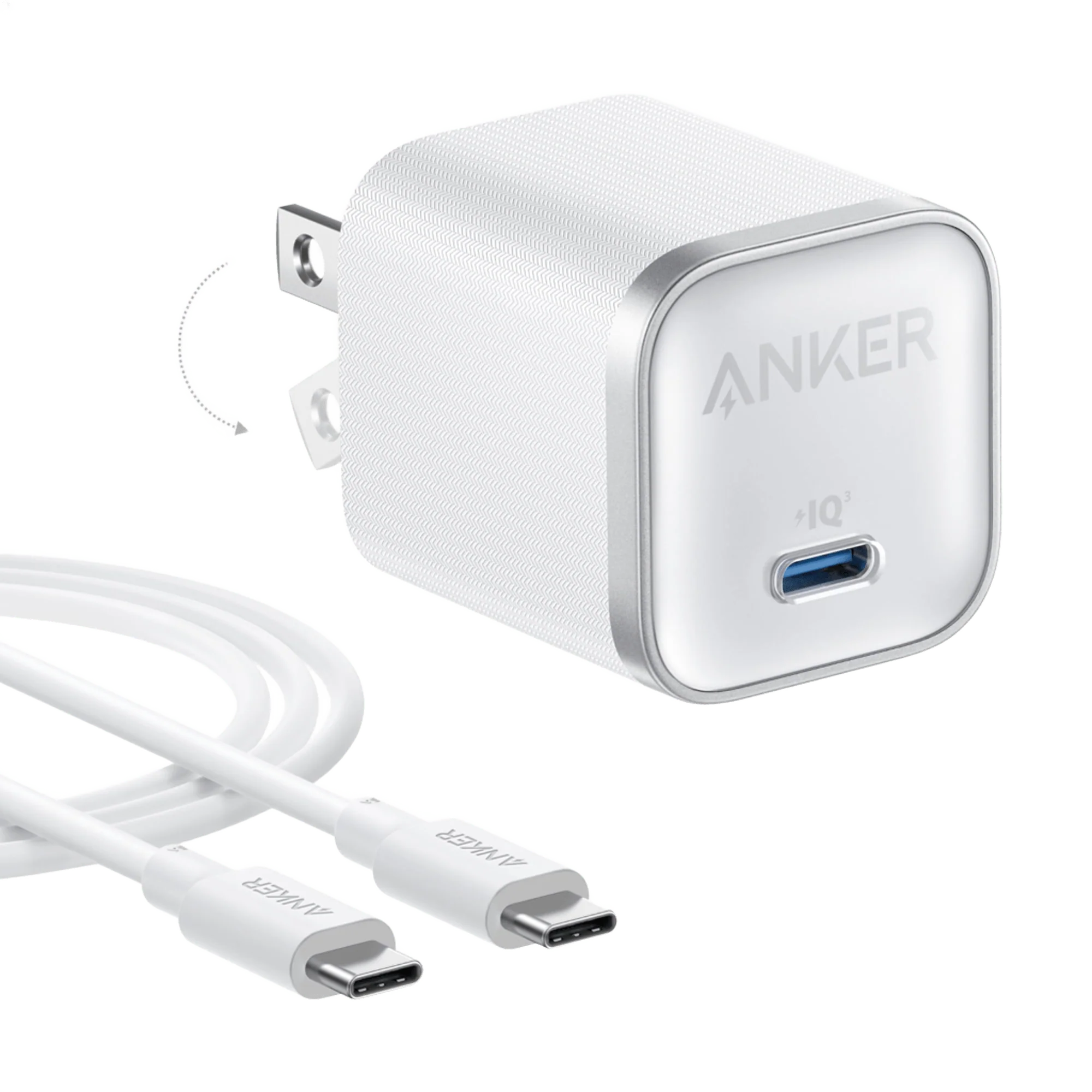 Anker Nano Charger (45W) with USB-C to USB-C Cable WM - Image 7