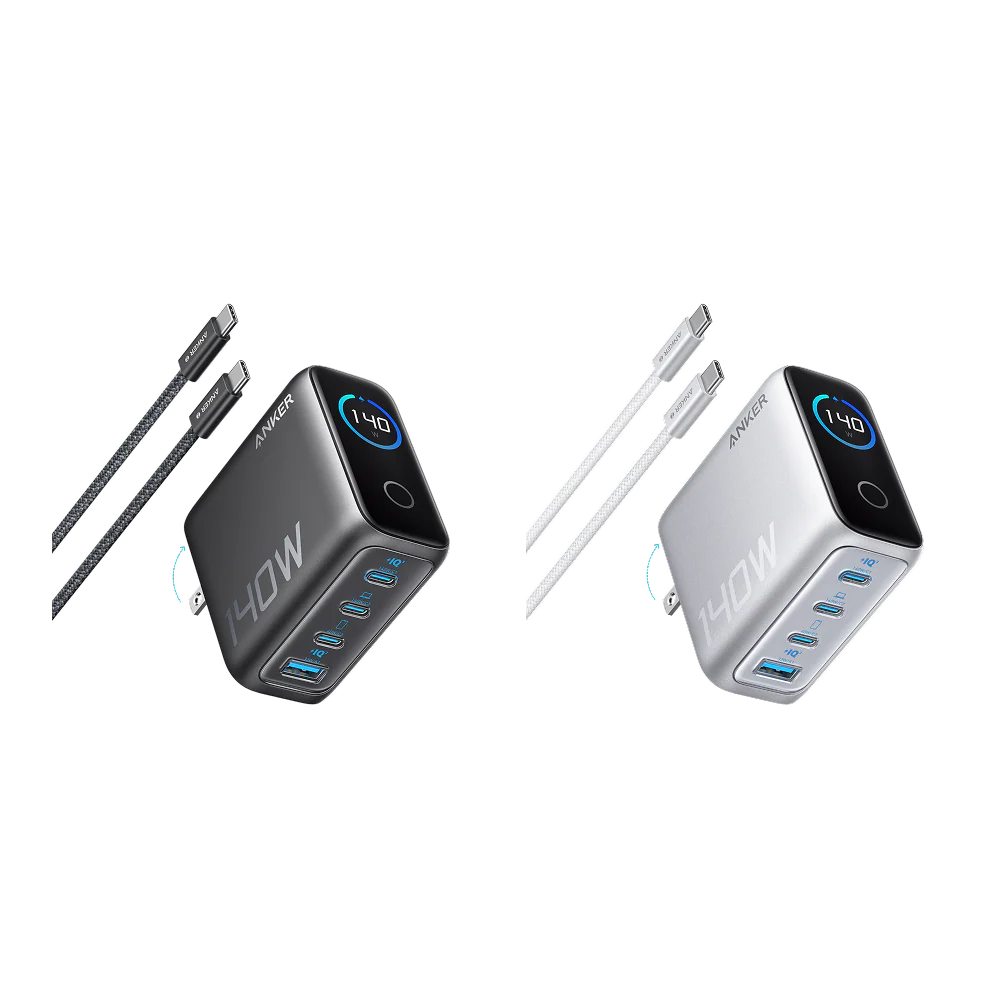 Anker Charger (140W, 4-Port, PD 3.1) with USB-C Cable (2-Pack) - Image 13
