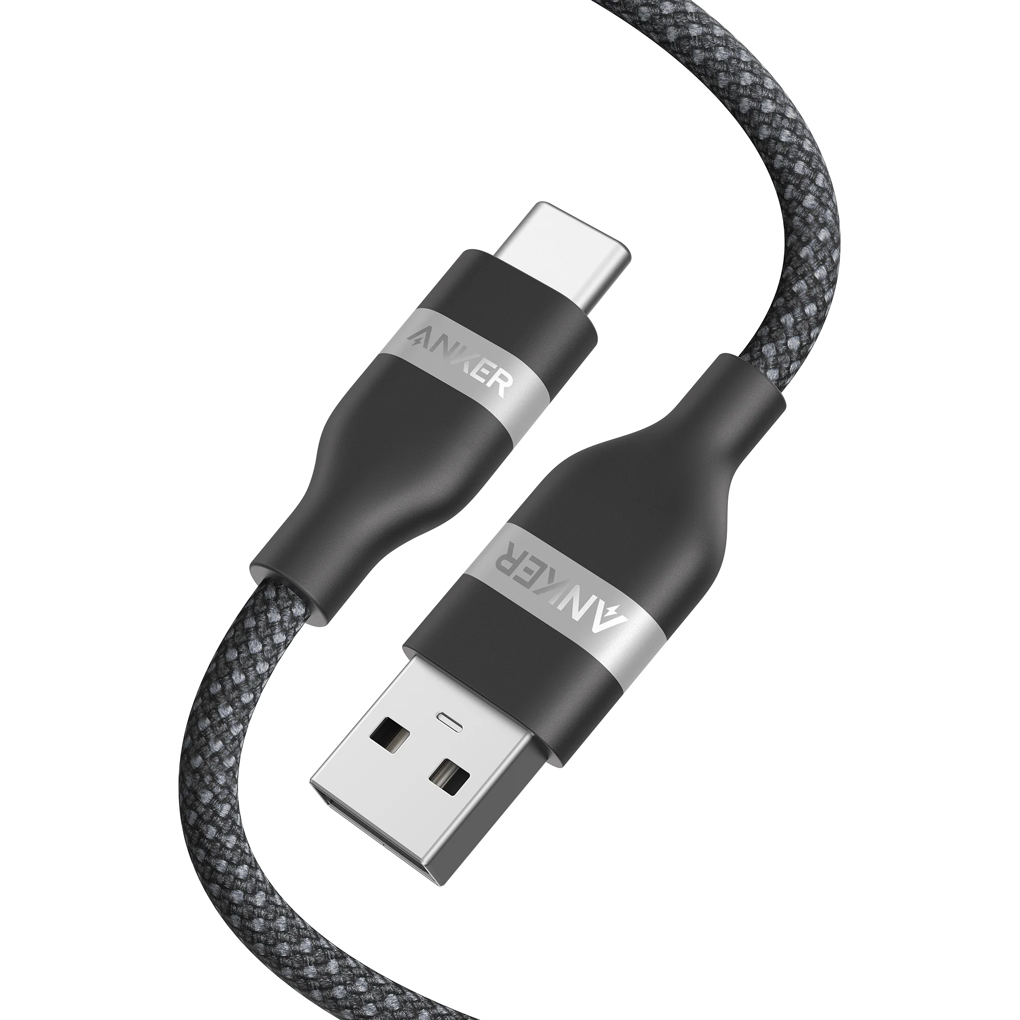 Anker USB-A to USB-C Cable (3 ft / 6 ft, Upcycled-Braided)
