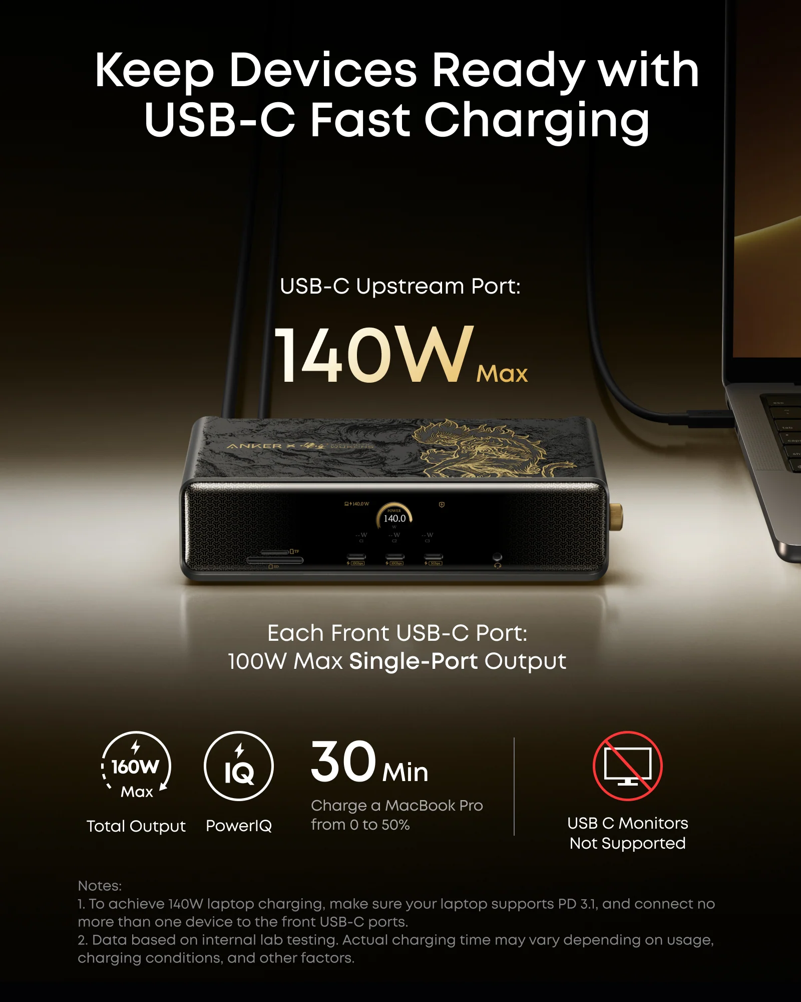 Anker Prime DL7400 Docking Station (14-in-1, Triple Display, DisplayLink) - Image 17