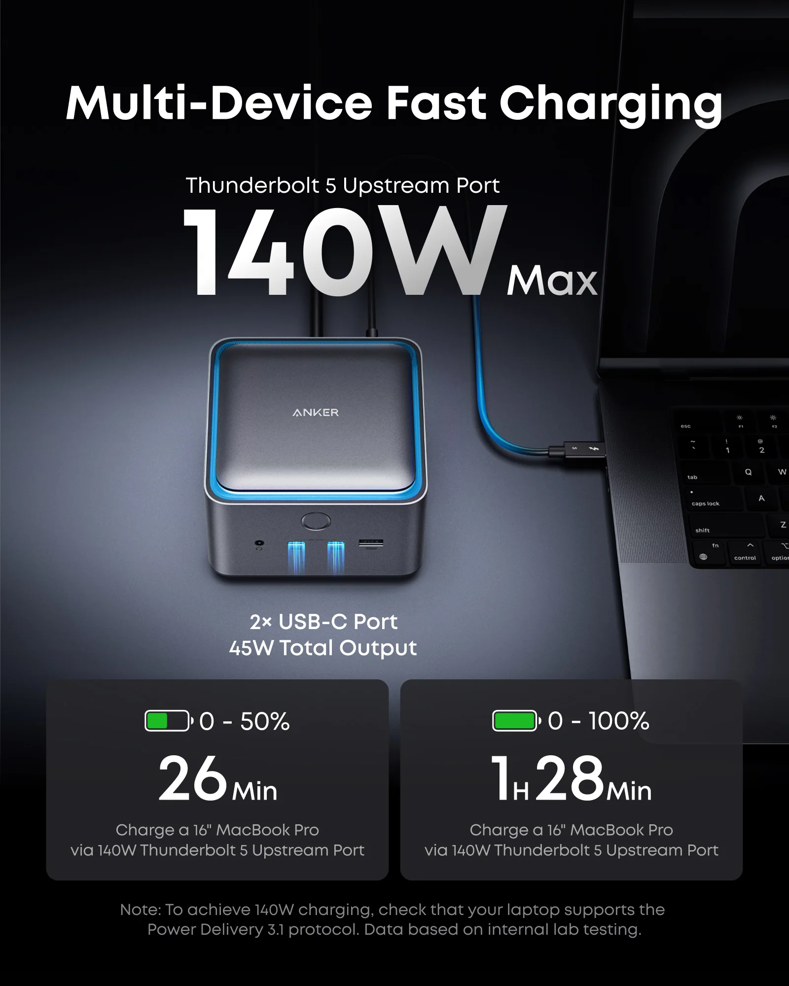 Anker Prime TB5 Docking Station (14-in-1, 8K, Thunderbolt 5)-boa - Image 6