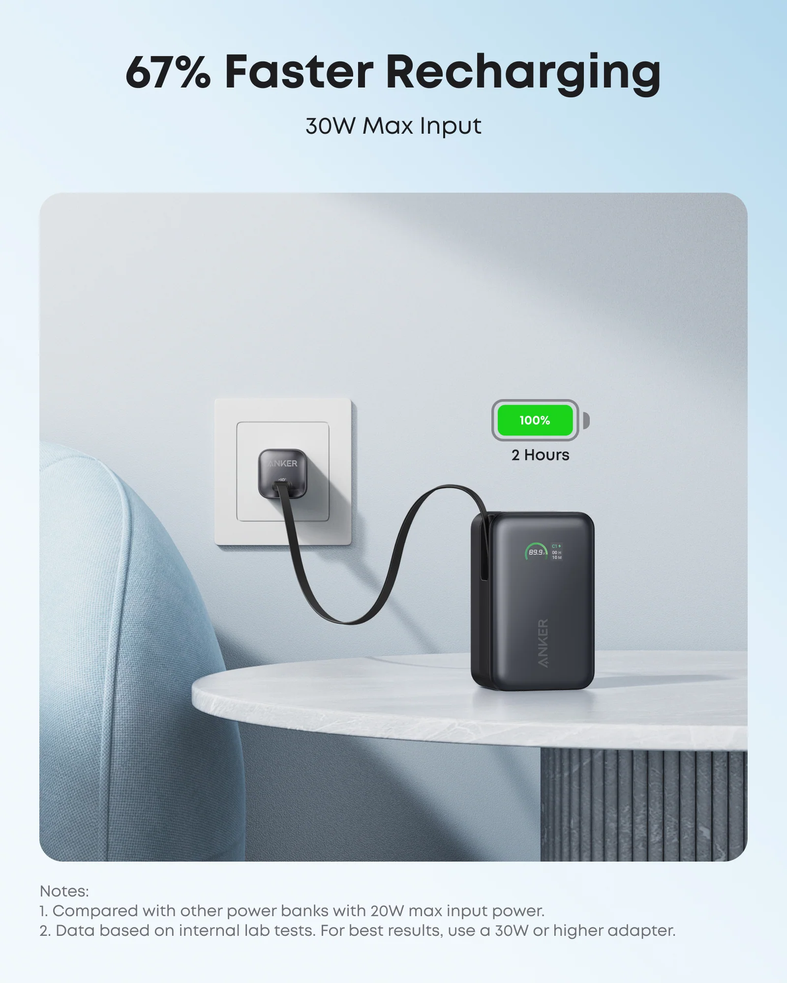 Anker Nano Charger (70W, 3 Ports) and Anker Nano Power Bank (10K, 45W, Built-In Retractable USB-C Cable) - Image 13