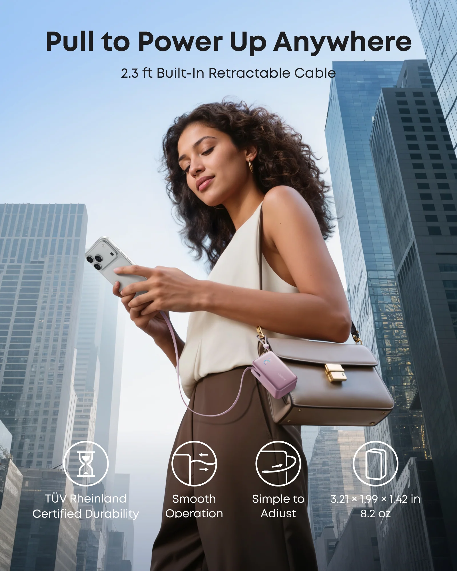 Anker Nano Power Bank (10K, 45W, Built-In Retractable USB-C Cable) | Customizable - Image 25
