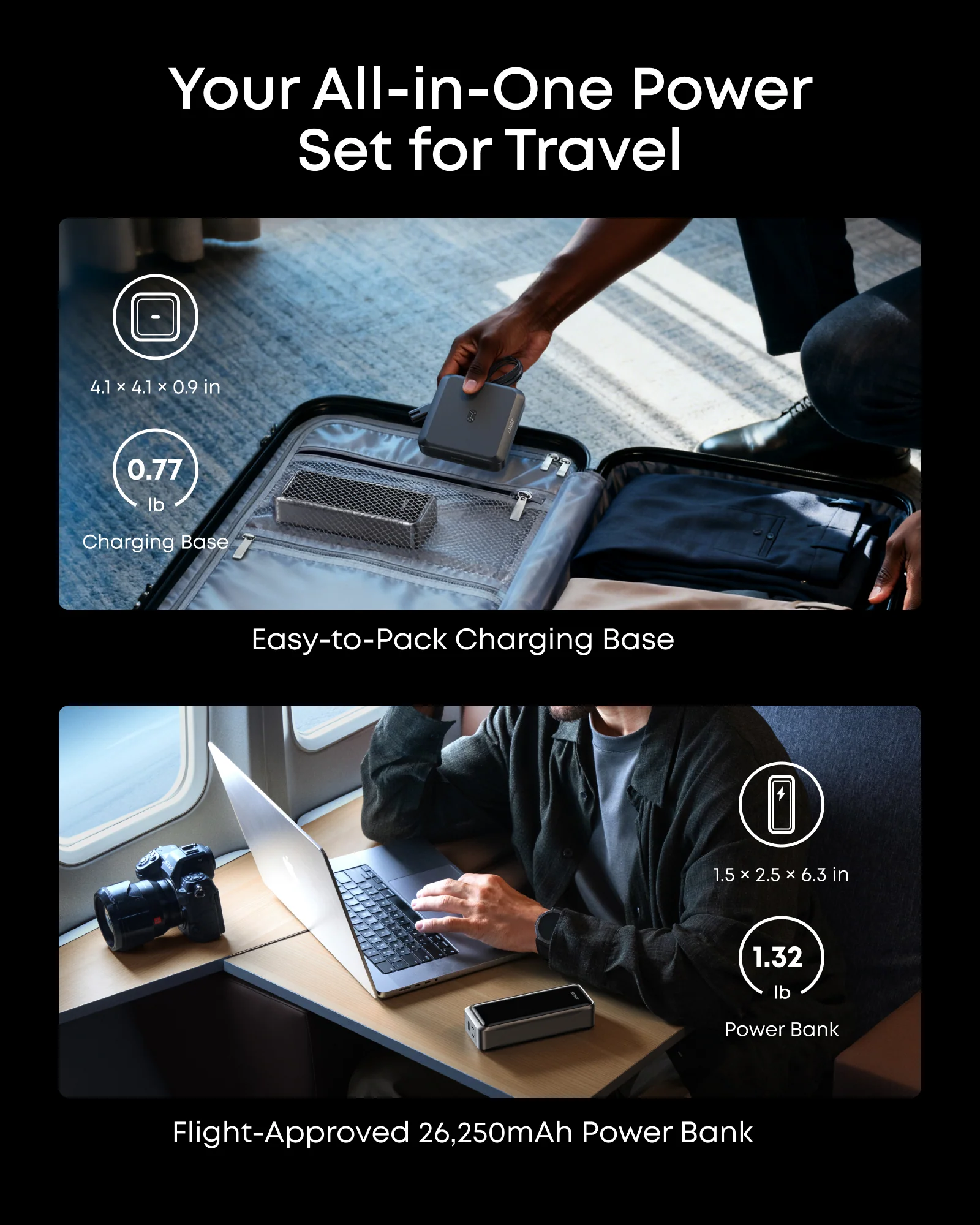 Anker Prime Power Bank (26K, 300W) with Charging Base - Image 5