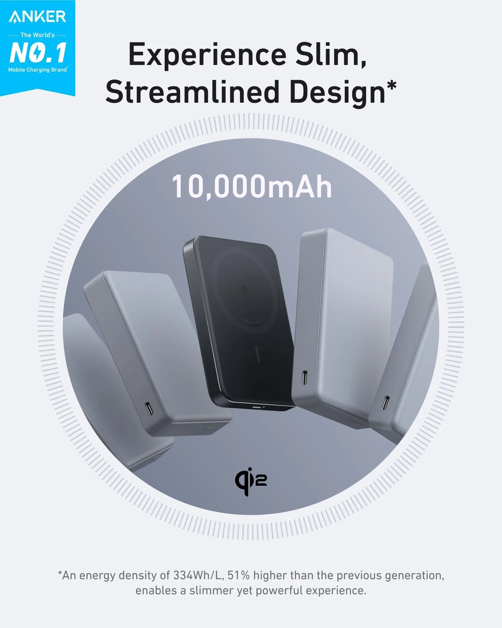 Anker MagGo Power Bank (10K, Slim) | 2-Pack - Image 2