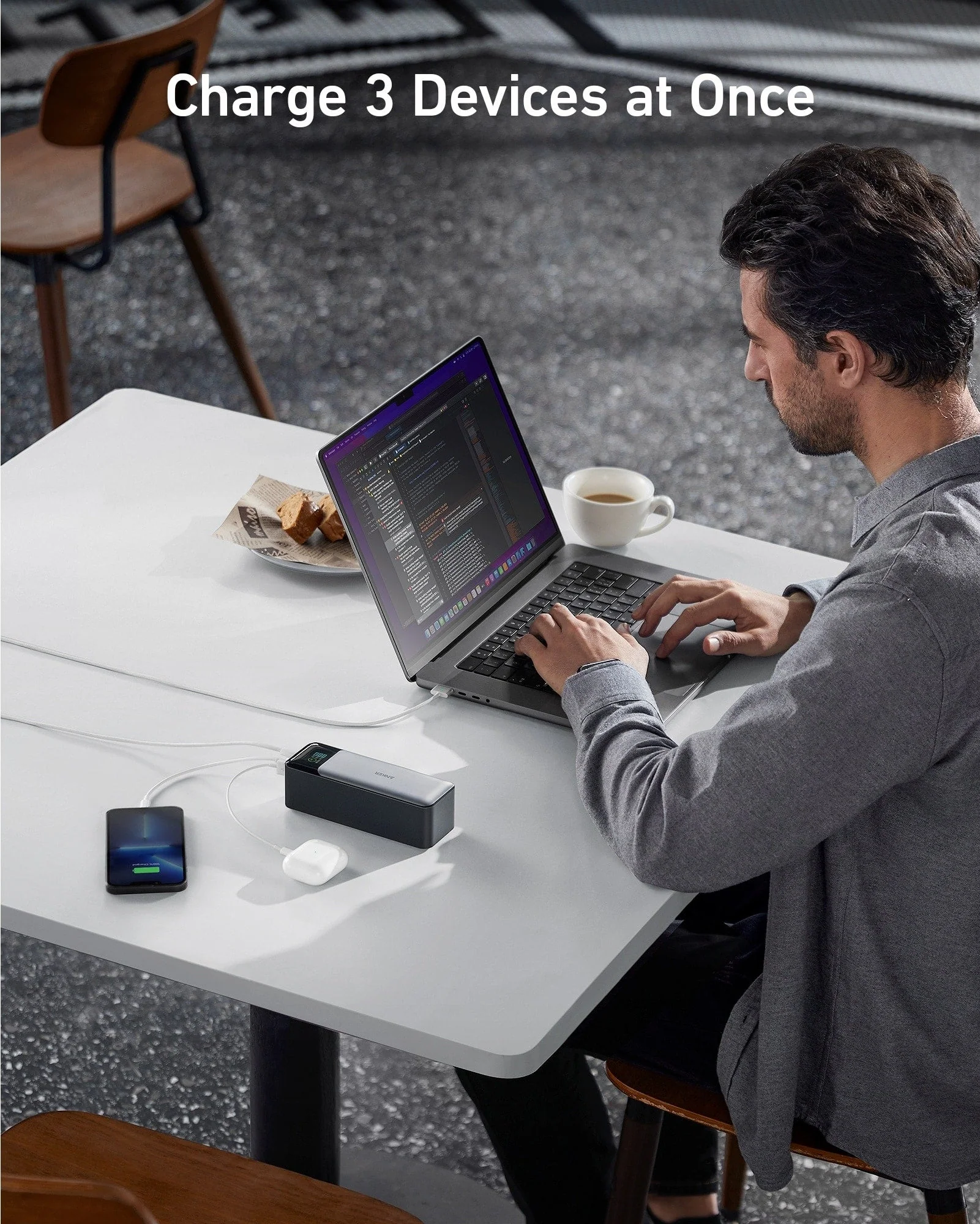 Anker 737 Power Bank (PowerCore 24K) and Anker Nano Charger (70W, 3 Ports) - Image 6