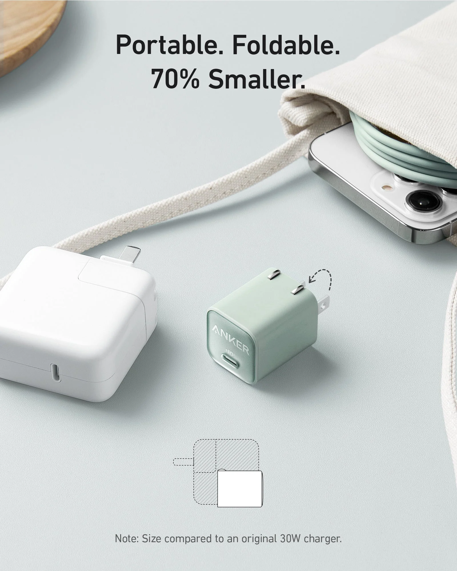 Anker Nano Power Bank (22.5W, Built-In USB-C Connector) and Anker Nano Charger (30W) - Image 7