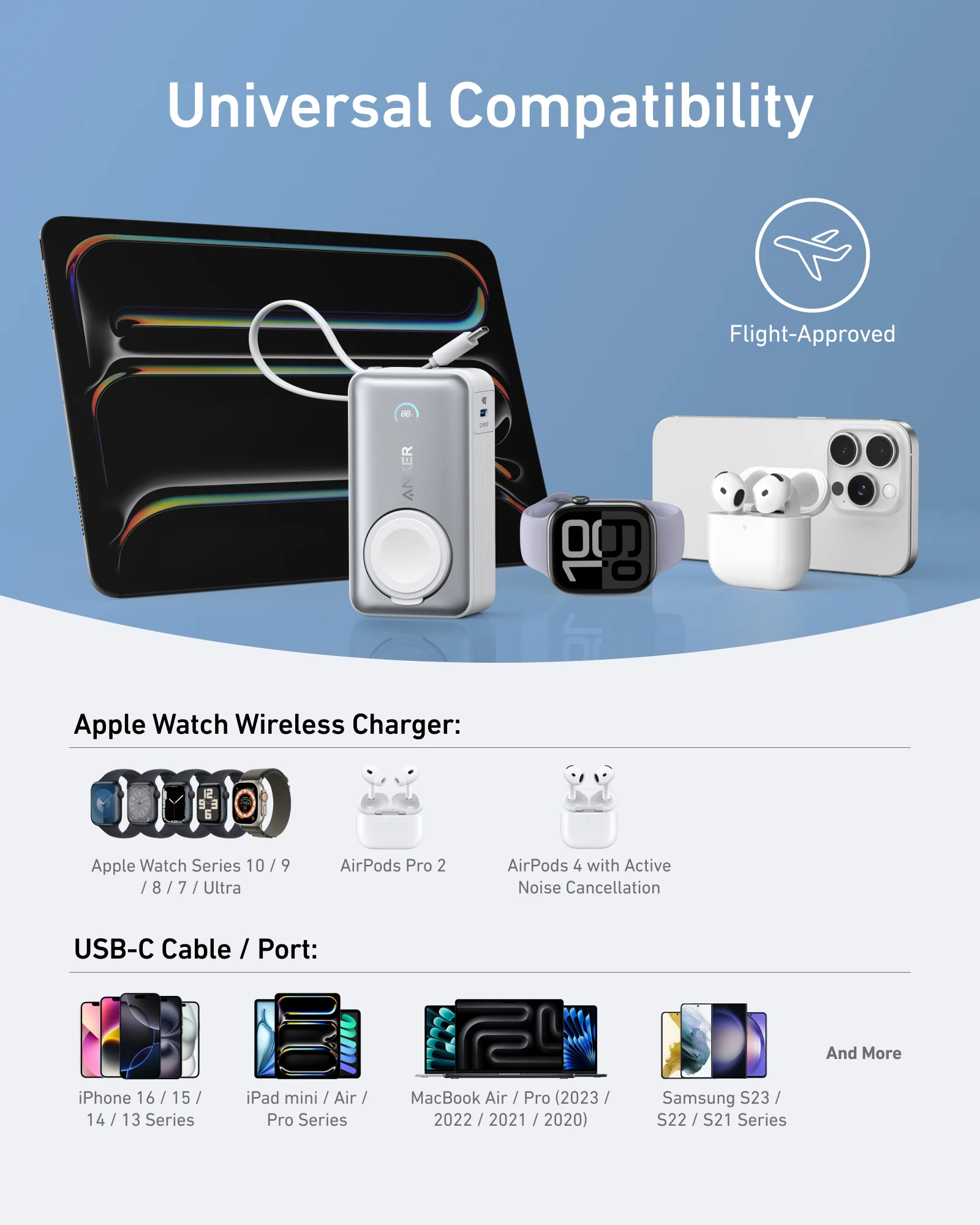 Anker MagGo Power Bank (10K, 35W, For Apple Watch) and Anker Nano Charger (35W, Built-In Retractable USB-C Cable) - Image 7