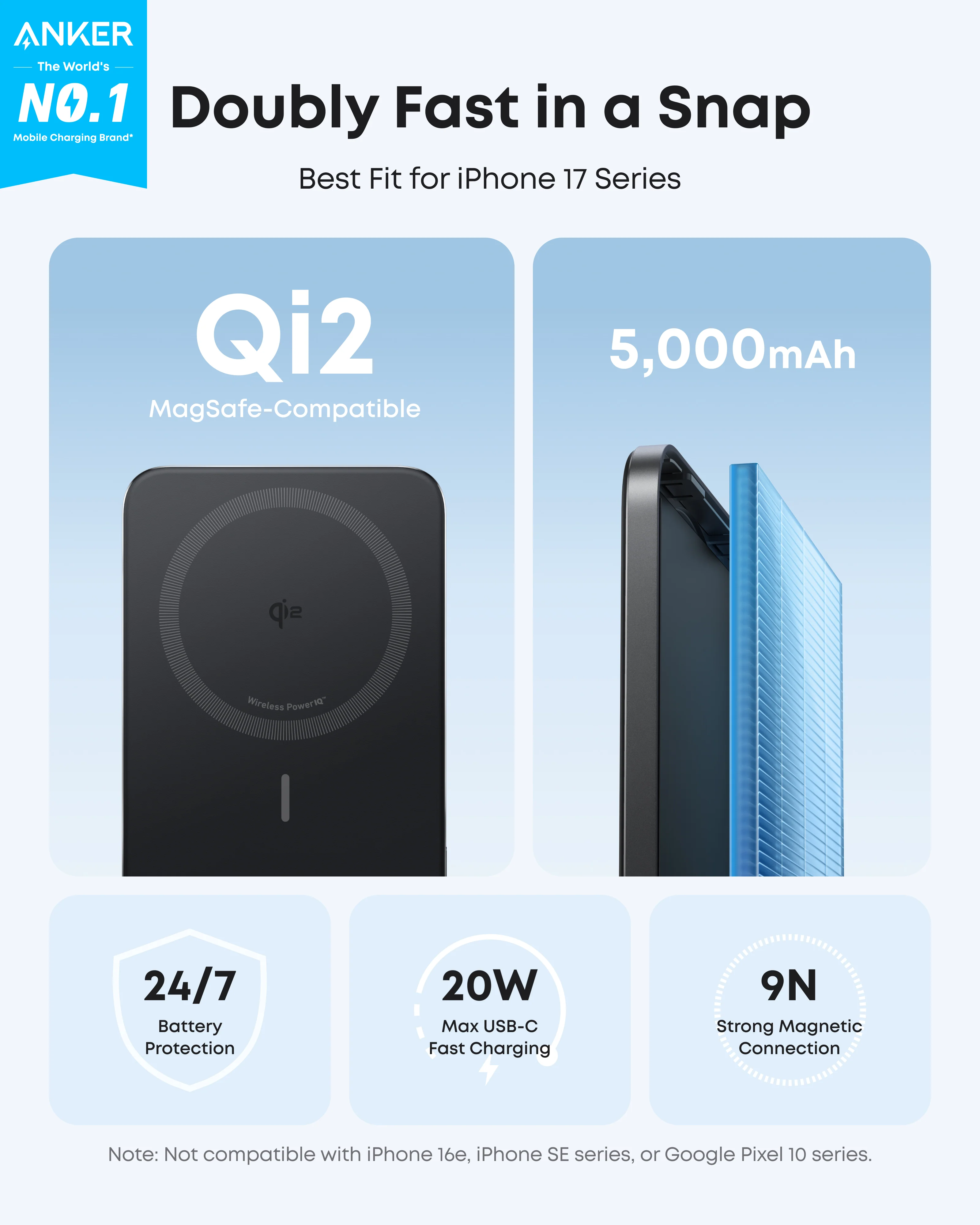 Anker Nano Power Bank (5K, MagGo, Slim, 2-Pack) - Image 14