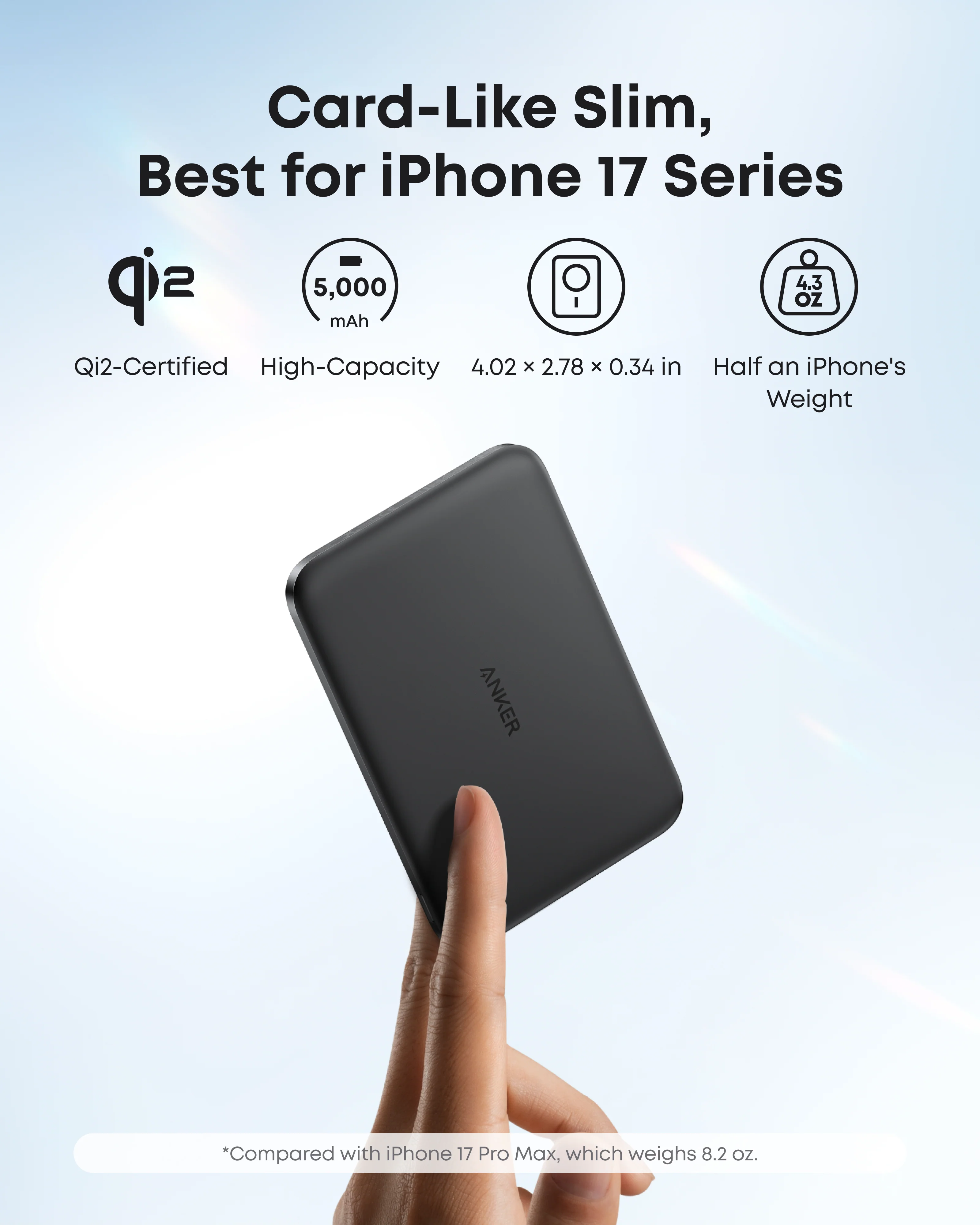 Anker Nano Power Bank (5K, MagGo, Slim, 2-Pack) - Image 3