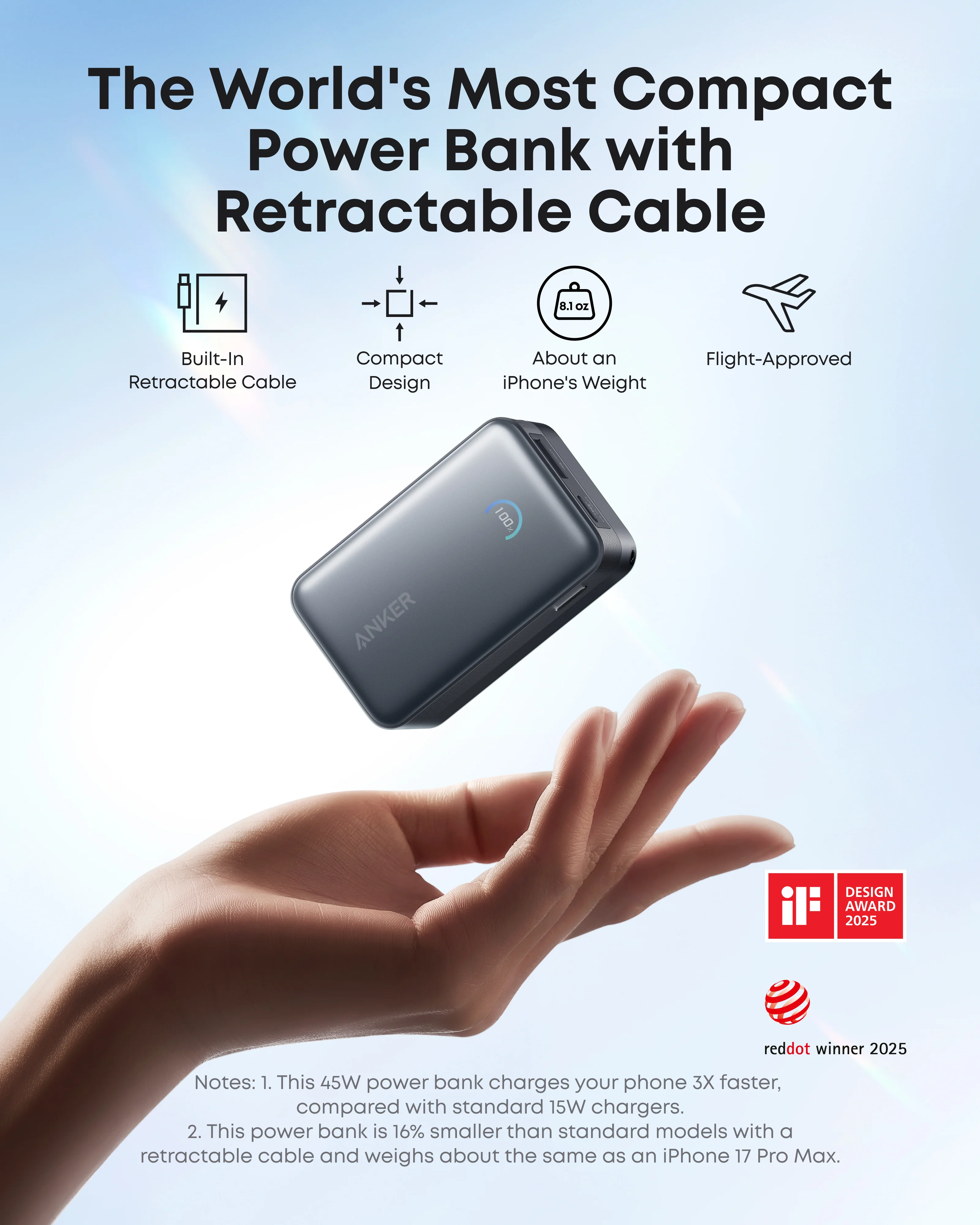 Anker Nano Charger (70W, 3 Ports) and Anker Nano Power Bank (10K, 45W, Built-In Retractable USB-C Cable) - Image 9