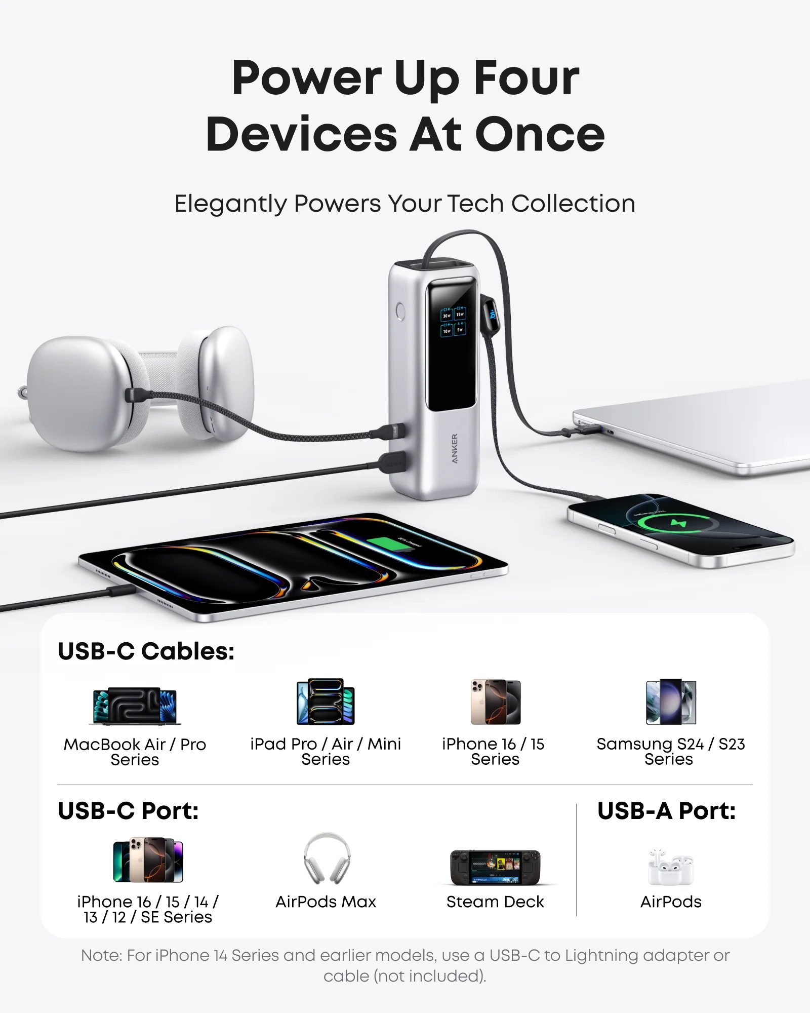 Anker Laptop Power Bank (25K, 165W, Built-In and Retractable Cables) and Anker Laptop Charger (140W, 4-Port, PD 3.1) with USB-C Cable and Anker Nano Power Bank (10K, 45W, Built-In Retractable USB-C Cable) - Image 19