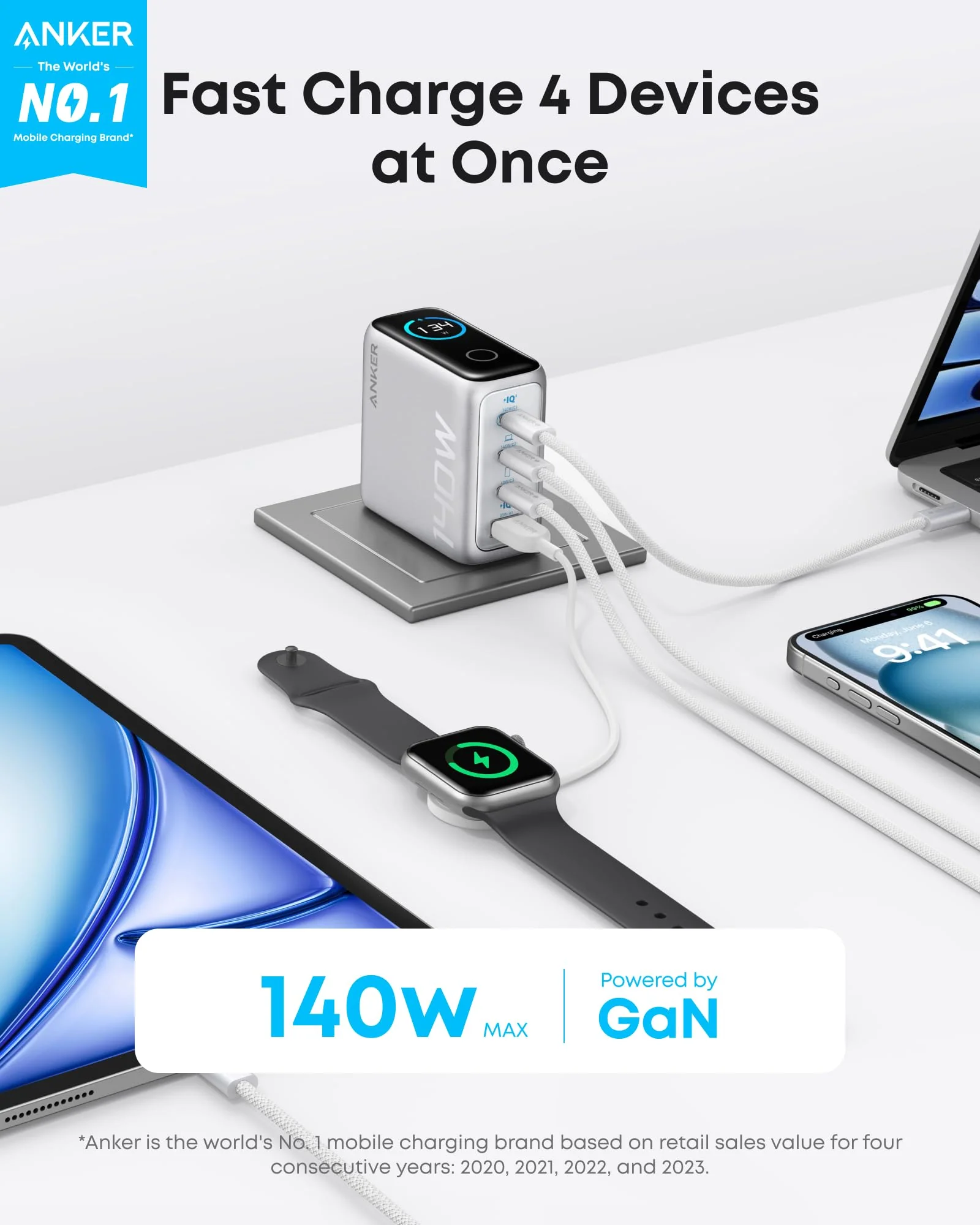 Anker Laptop Power Bank (25K, 165W, Built-In and Retractable Cables) and Anker Laptop Charger (140W, 4-Port, PD 3.1) with USB-C Cable and Anker Nano Power Bank (10K, 45W, Built-In Retractable USB-C Cable) - Image 21