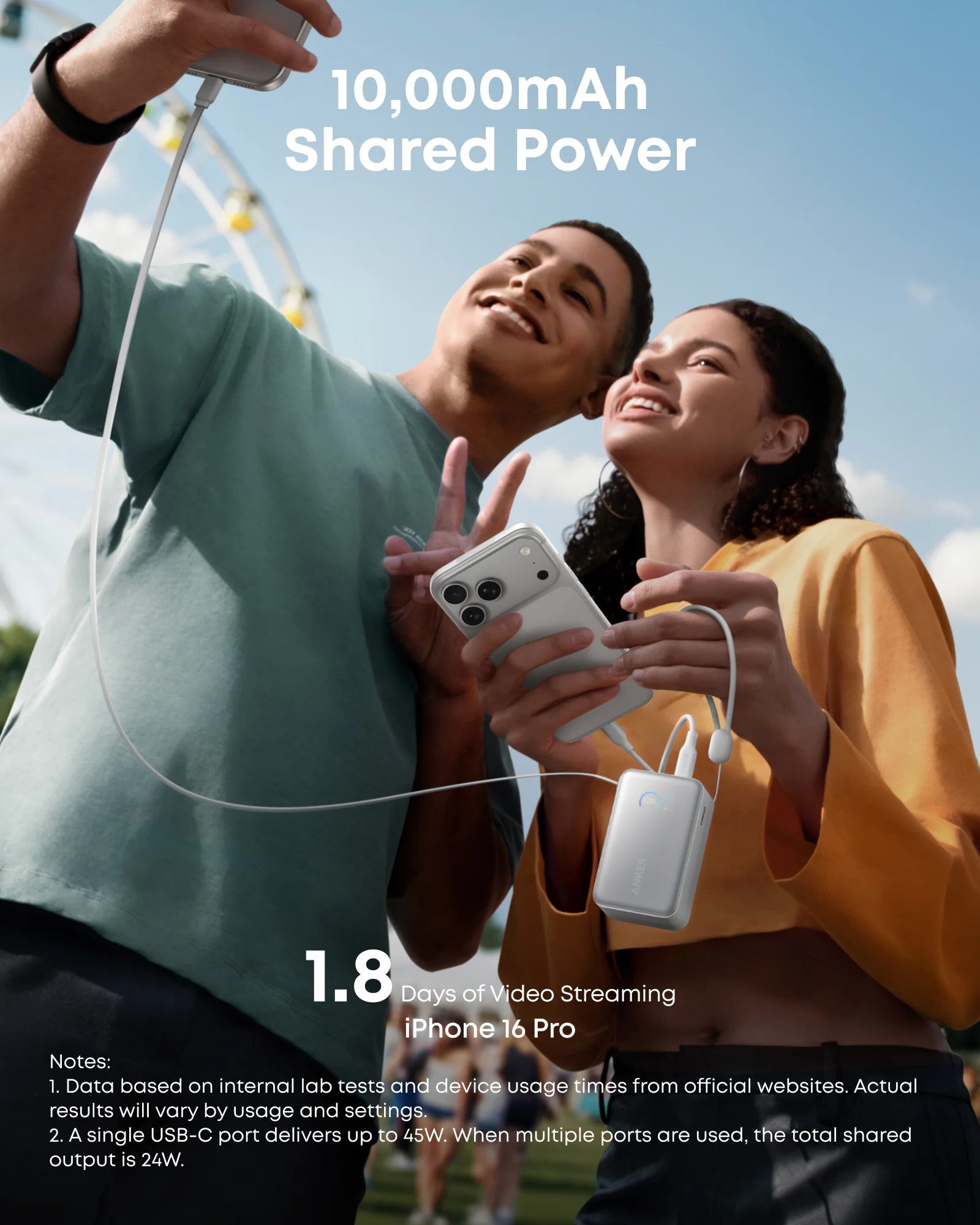 Anker Laptop Power Bank (25K, 165W, Built-In and Retractable Cables) and Anker Laptop Charger (140W, 4-Port, PD 3.1) with USB-C Cable and Anker Nano Power Bank (10K, 45W, Built-In Retractable USB-C Cable) - Image 28