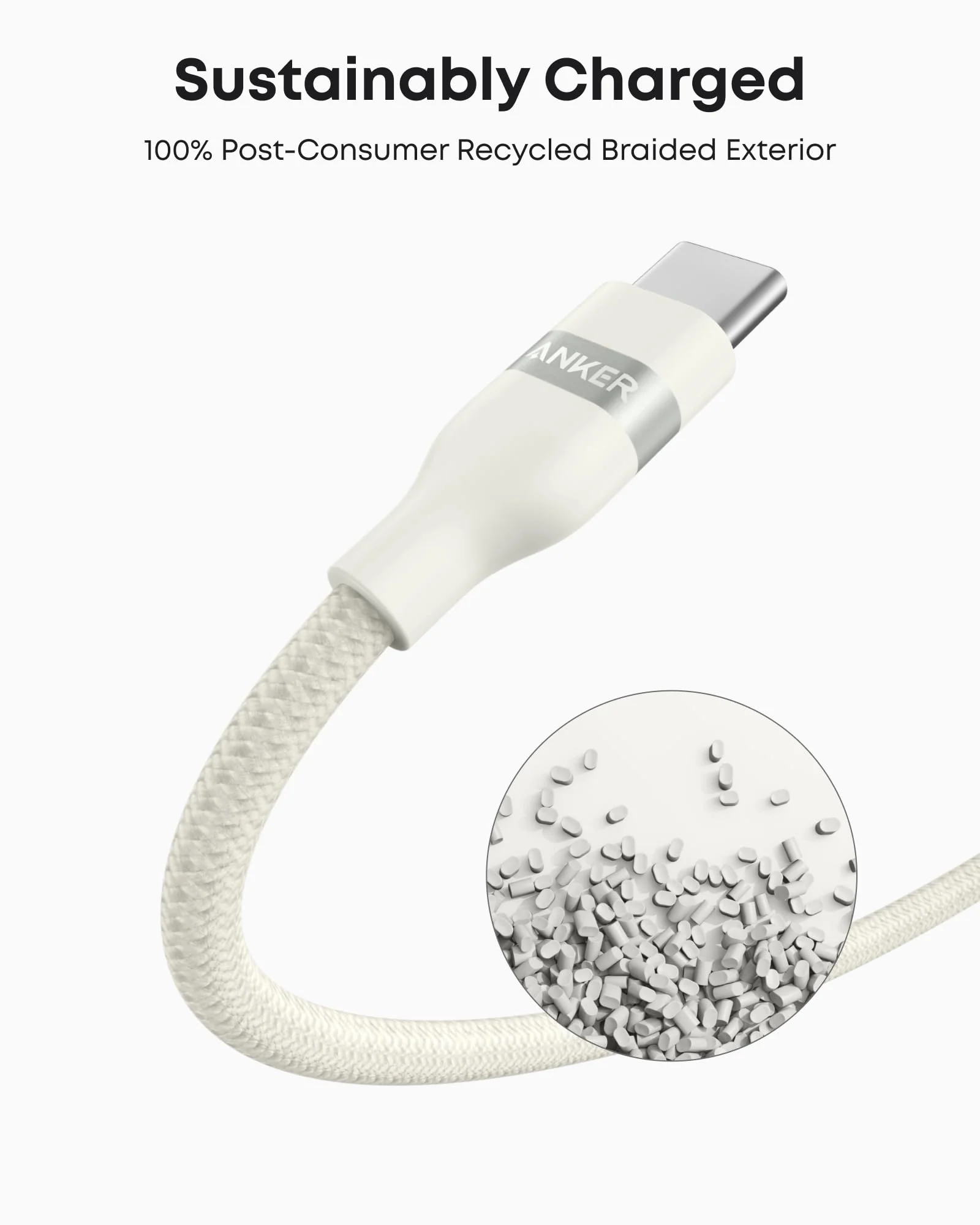 Anker USB-A to USB-C Cable (3 ft / 6 ft, Upcycled-Braided) - Image 26