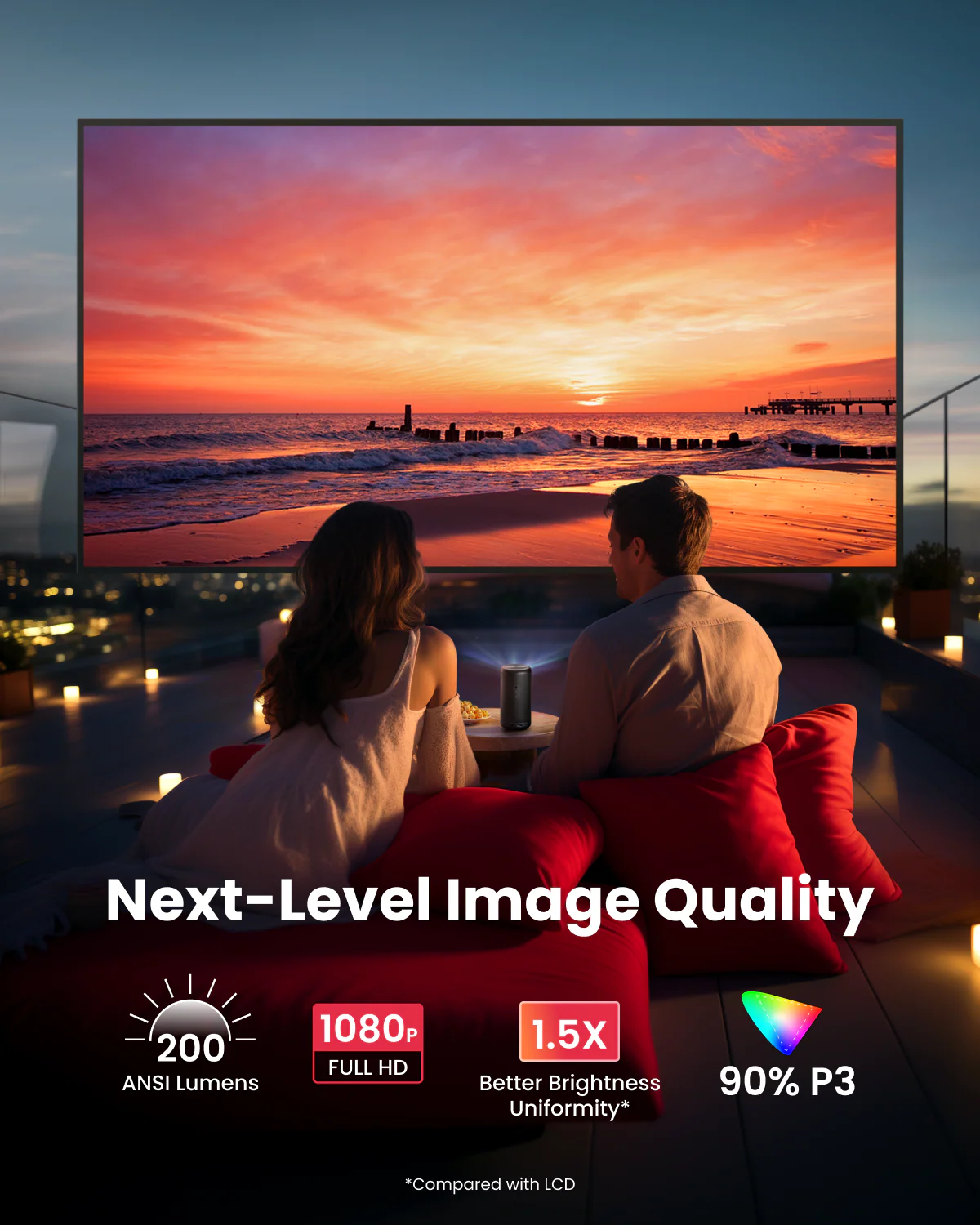 soundcore Nebula Capsule 3 | 1080p Mini Google TV Projector - Image 3